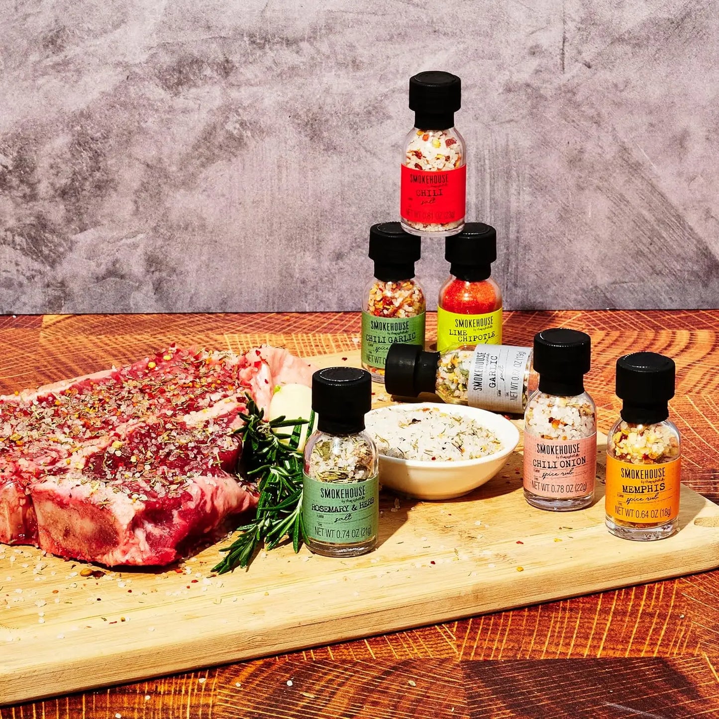 20 Mini BBQ Rubs & Seasonings Variety Pack, Grilling Spice Set Gift for Dad