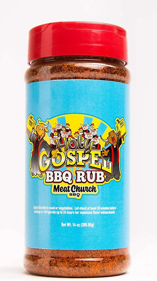Meat Church BBQ Rub Combo – Holy Gospel & VooDoo (14oz Each, Gluten Free)