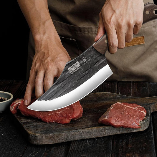 HOSHANHO Butcher Knife Set – Professional Heavy-Duty Meat Knives