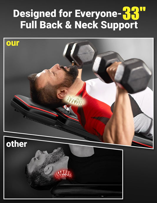 YOLEO Adjustable Weight Bench