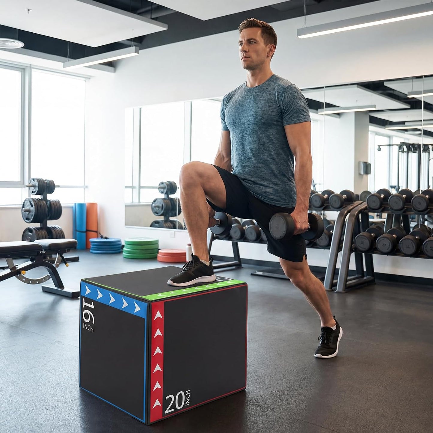 Goplus 3-in-1 Plyometric Jump Box