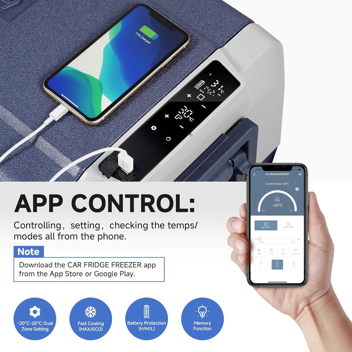 BODEGACOOLER 12 Volt Portable Refrigerator,64 Quart Car Fridge