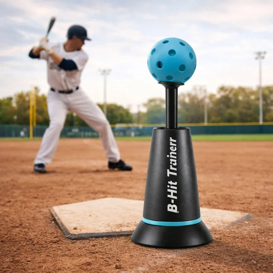 Tee Popper for Hitting Without A Pitcher, Nylon Material, 3 Popper