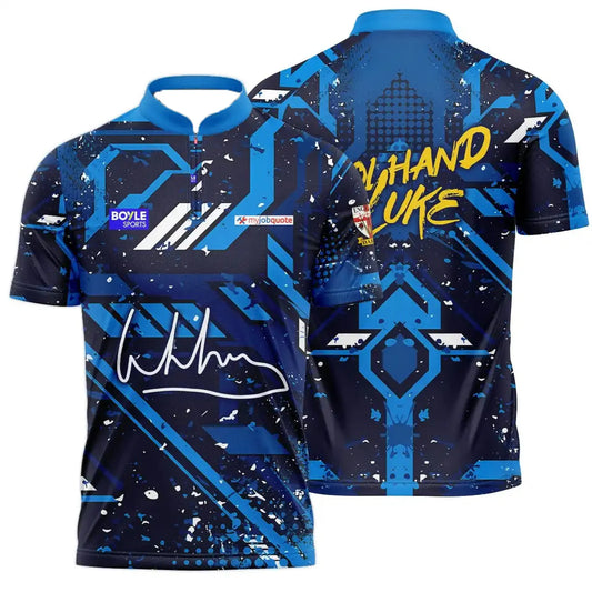 Men's Darts Polo Shirt Quick Dry Breathable Competition Dart Jersey Professional Match Sportswear Top Outdoor Game Uniform