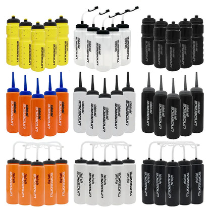 UICE Ice Hockey Water Bottle 5pcs Set Sports Water Bottle BPA Free Long Mouth/Bent Pipe/Short Mouth Hockey Accessories