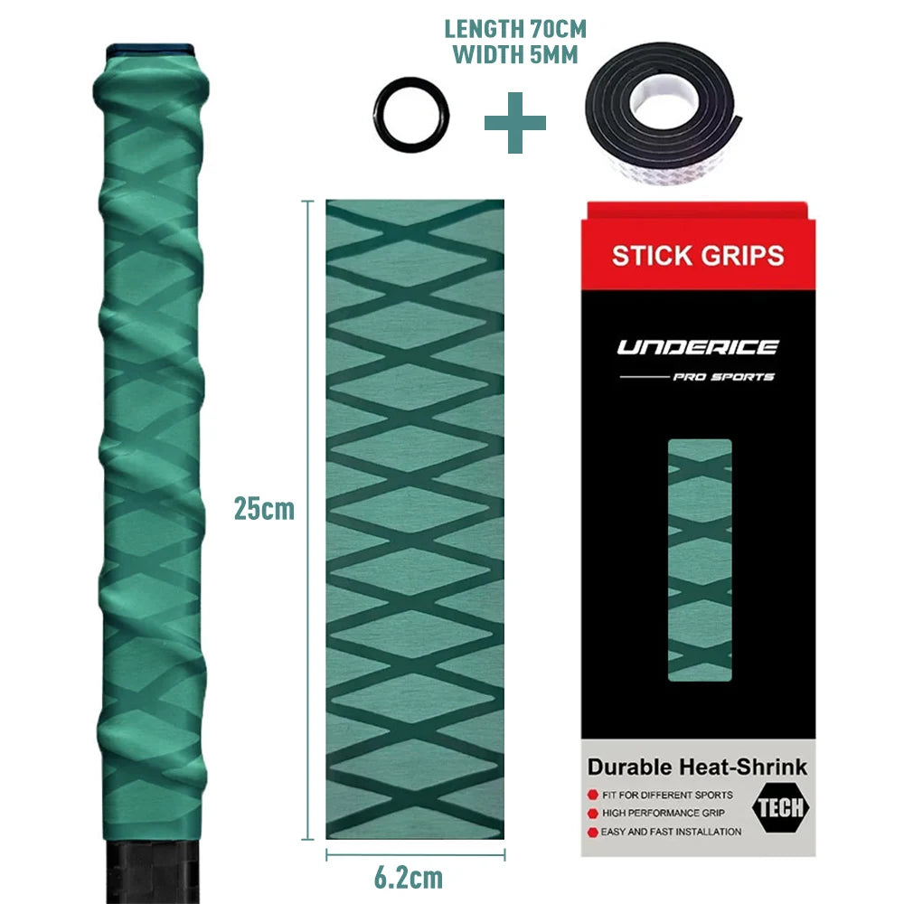 Heat Shrinkable Ice Hockey Grip Tape Non-Slip 5 Colour Ice Hockey Stick Grips For Racket Hockey Training Accessories