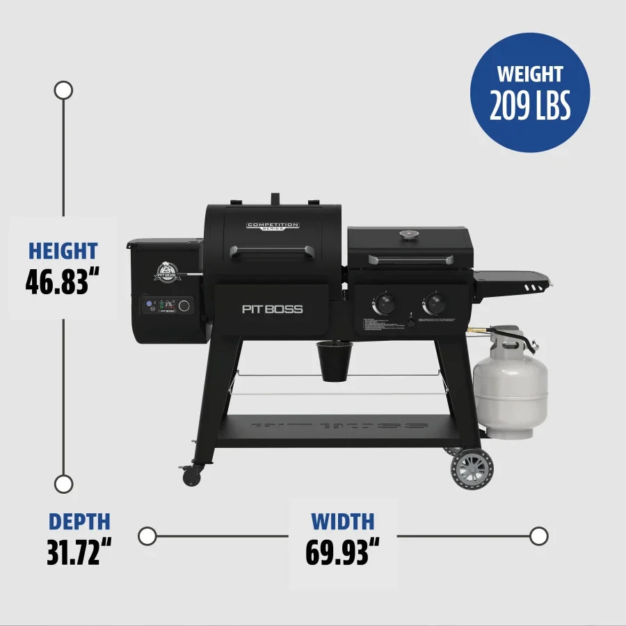 Competition Series 1020 Pellet Grill & Gas Griddle Combo