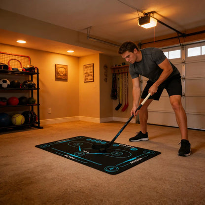 Hockey Training Mat Portable Precision Dribbling Board Stickhandling Pad Training Equipment For All Ages Soccer Lovers Adults