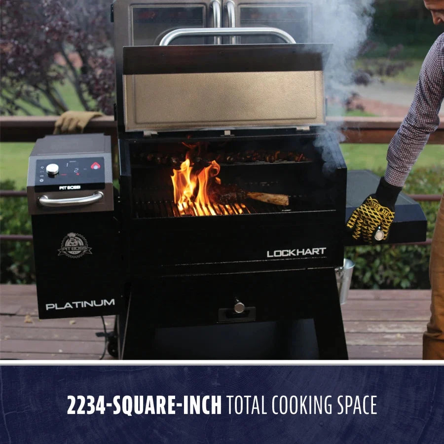Lockhart Platinum Pellet/Smoker Combo Grill