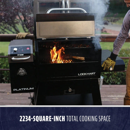 Lockhart Platinum Pellet/Smoker Combo Grill