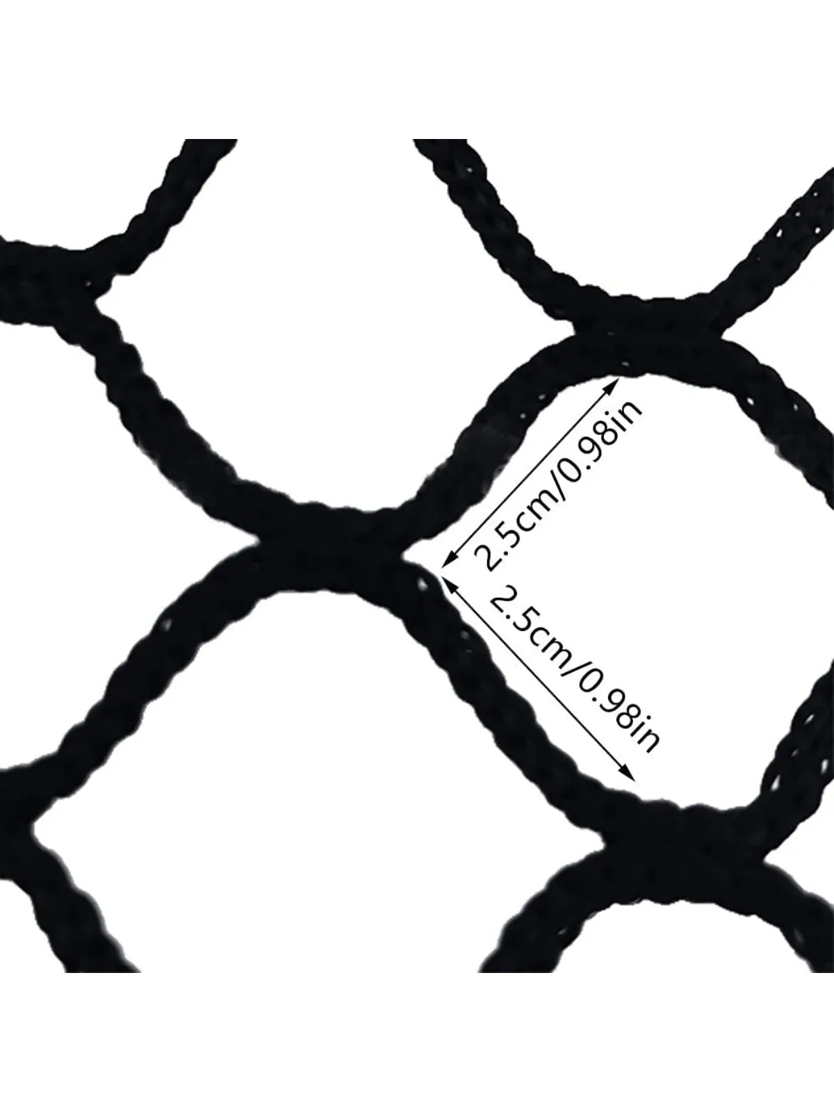 Golf Practice Net 33M Black Polyethylene Weaving Net -0.980.98in Mesh Hole Tear-Wear Resistant,Foldable for Golf Baseball Hockey