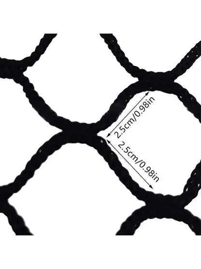 Golf Practice Net 33M Black Polyethylene Weaving Net -0.980.98in Mesh Hole Tear-Wear Resistant,Foldable for Golf Baseball Hockey