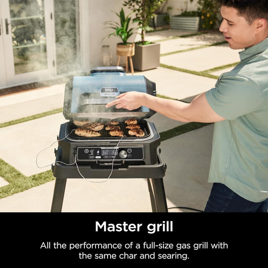 Ninja XL Smart Grill Smoker 7 In 1 With App Control Black
