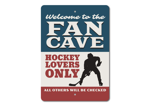 Hockey Fan Cave Sign