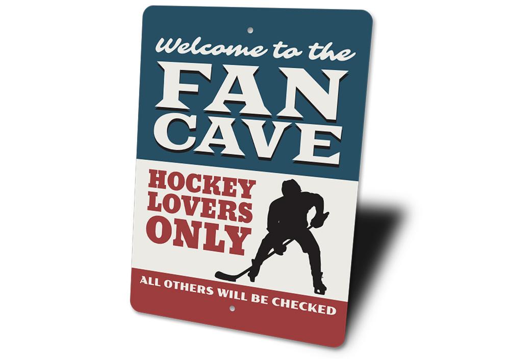 Hockey Fan Cave Sign