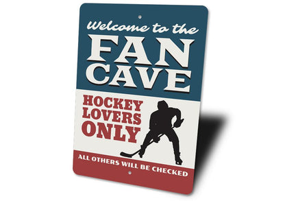 Hockey Fan Cave Sign