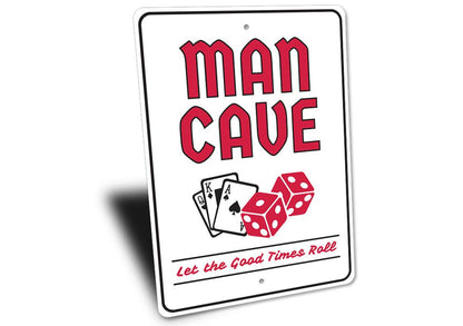 Man Cave Gambling Sign