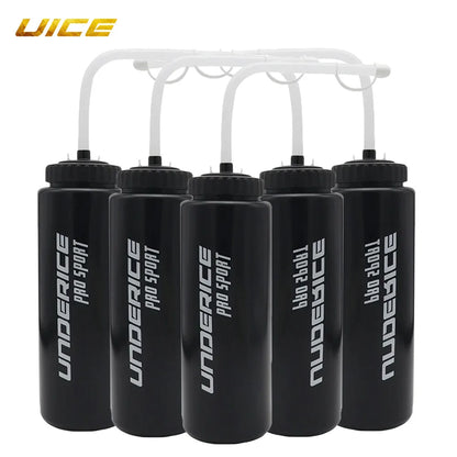 UICE Ice Hockey Water Bottle 5pcs Set Sports Water Bottle BPA Free Long Mouth/Bent Pipe/Short Mouth Hockey Accessories