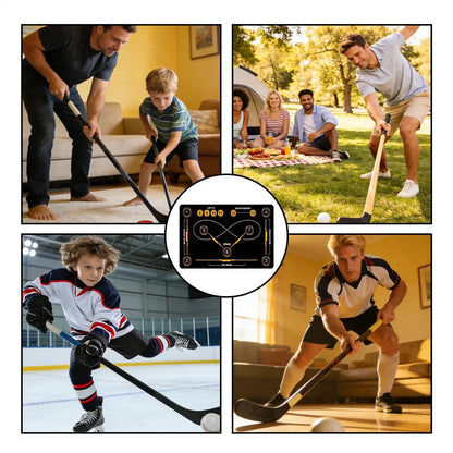 Hockey Training Mat Portable Precision Dribbling Board Stickhandling Pad Training Equipment For All Ages Soccer Lovers Adults