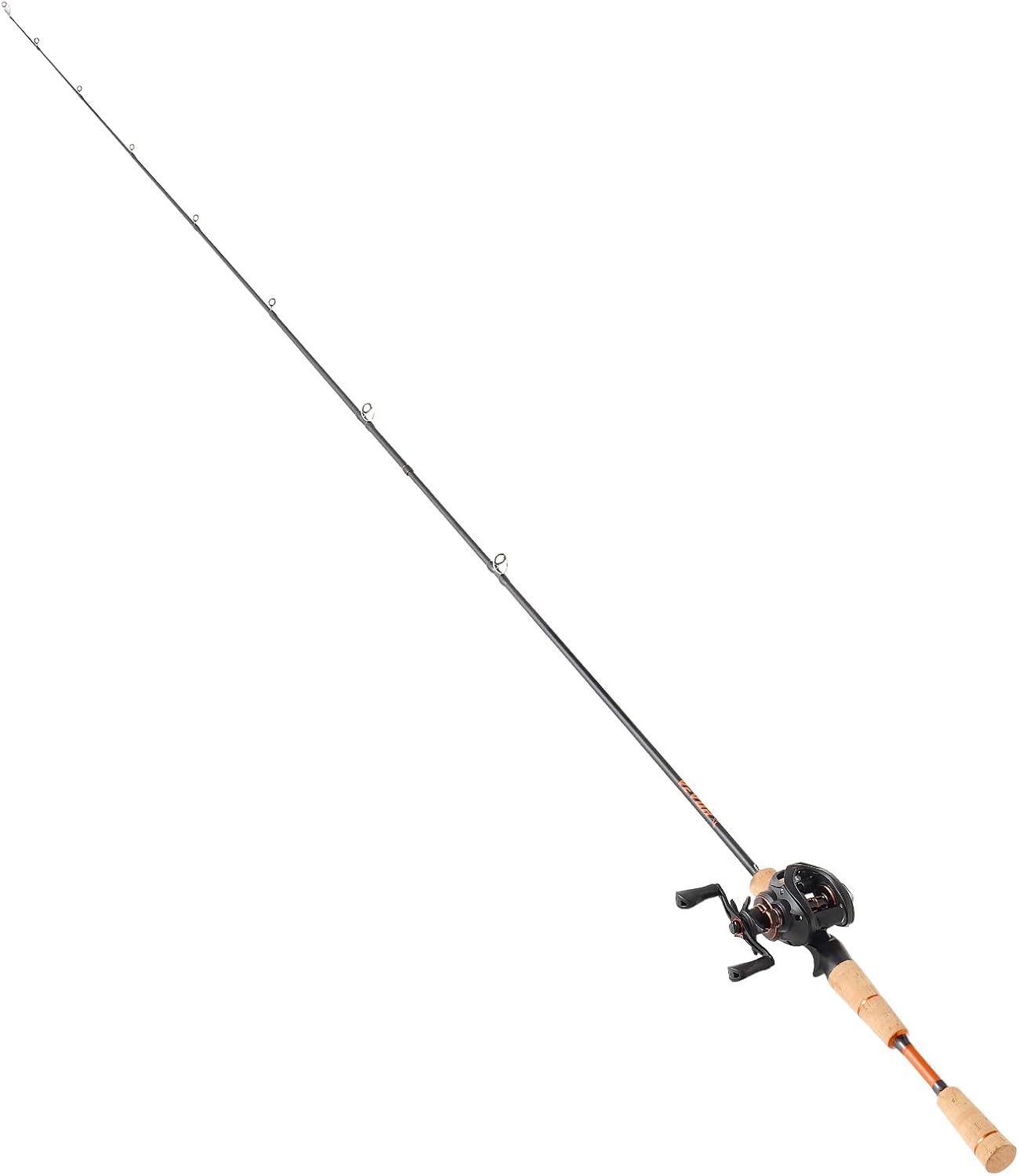Baitcasting Rod and Reel Combo — Cork Grip Casting Rod & Baitcaster Set
