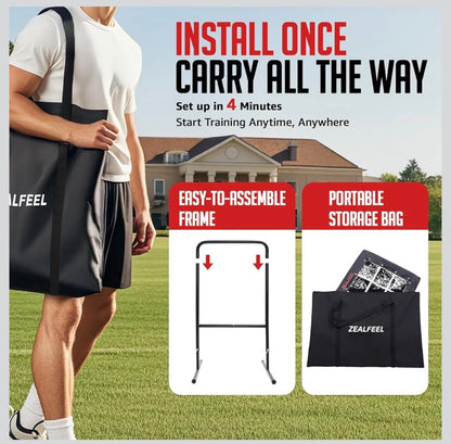 ZEALFEEL Baseball Pitching Net