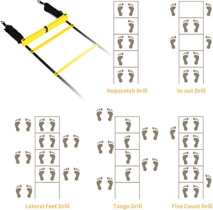 YISSVIC Agility Ladder and Cones
