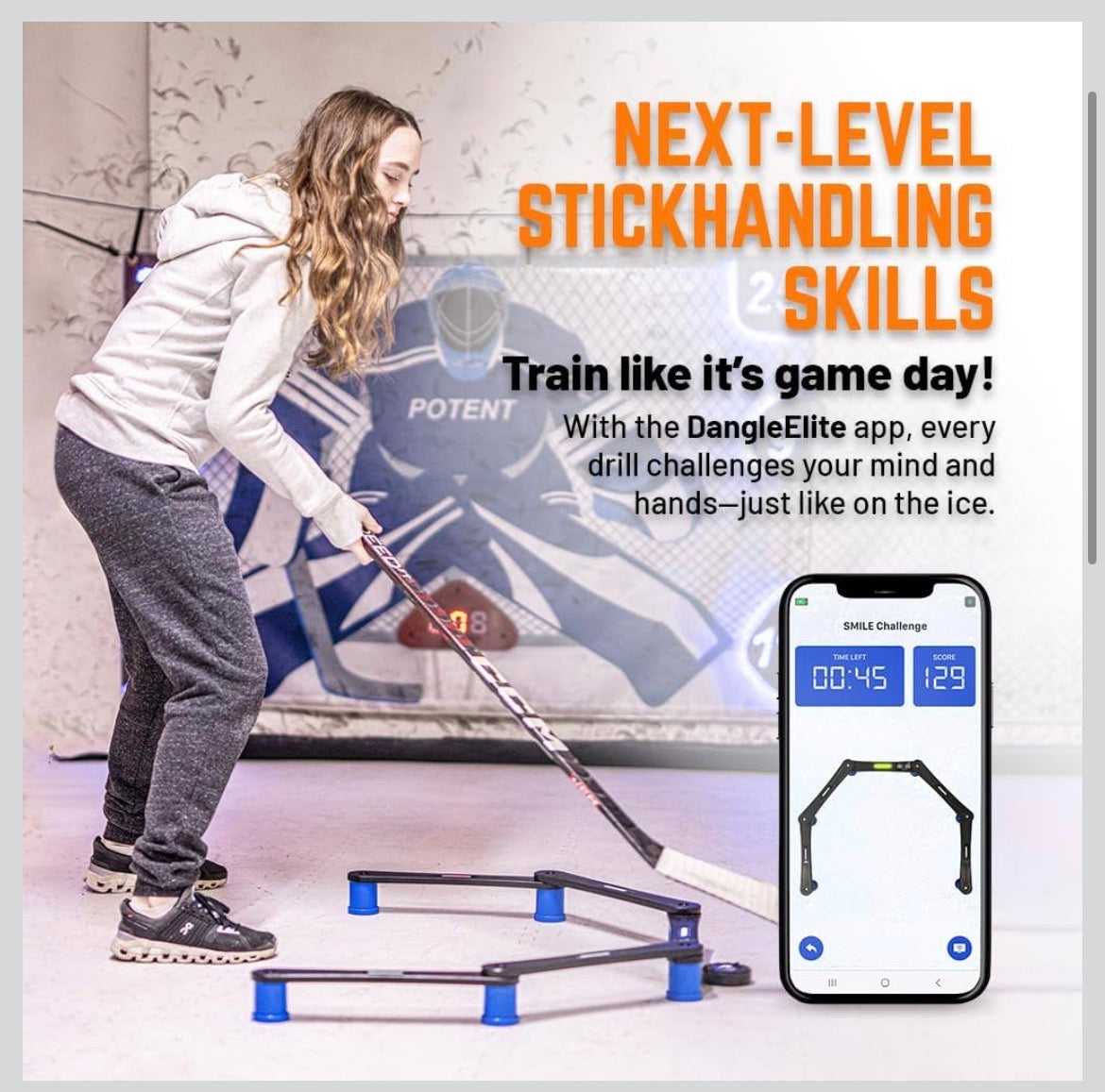 Potent Hockey Smart Stickhandling Trainer