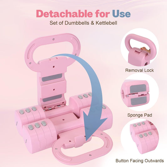 Kisnbld Adjustable Dumbbell Set