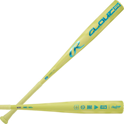 Rawlings | 2026 | Clout AI Baseball Bat | BBCOR | -3 | 1 Pc. Alloy