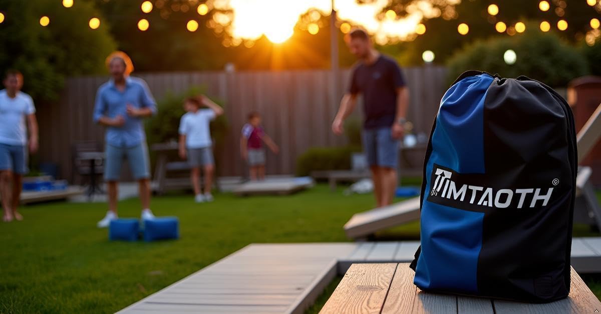Timtaoth Dual Sided Corn Hole Bags Professional Cornhole Bags Set of 8 Regulation Corn Hole Bean Bags