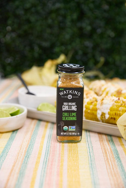 Watkins Organic Chili Lime Grilling Seasoning – Non-GMO, Kosher (105g)