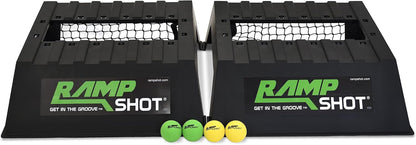 Vivere RampShot Outdoor Toss Game Set with 2 Ramps & 4 Balls