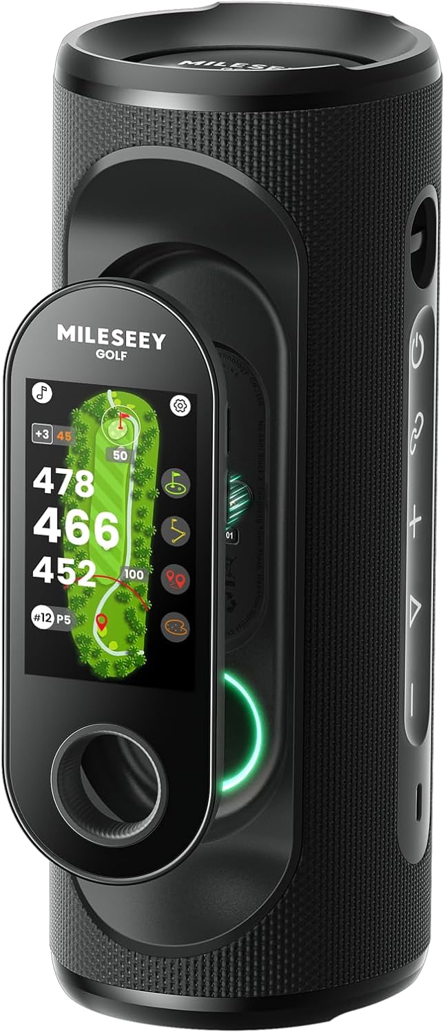 MILESEEY GeneSonic Pro Golf GPS Speaker with 43K+ Courses