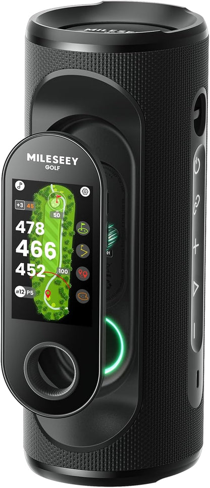 MILESEEY GeneSonic Pro Golf GPS Speaker with 43K+ Courses