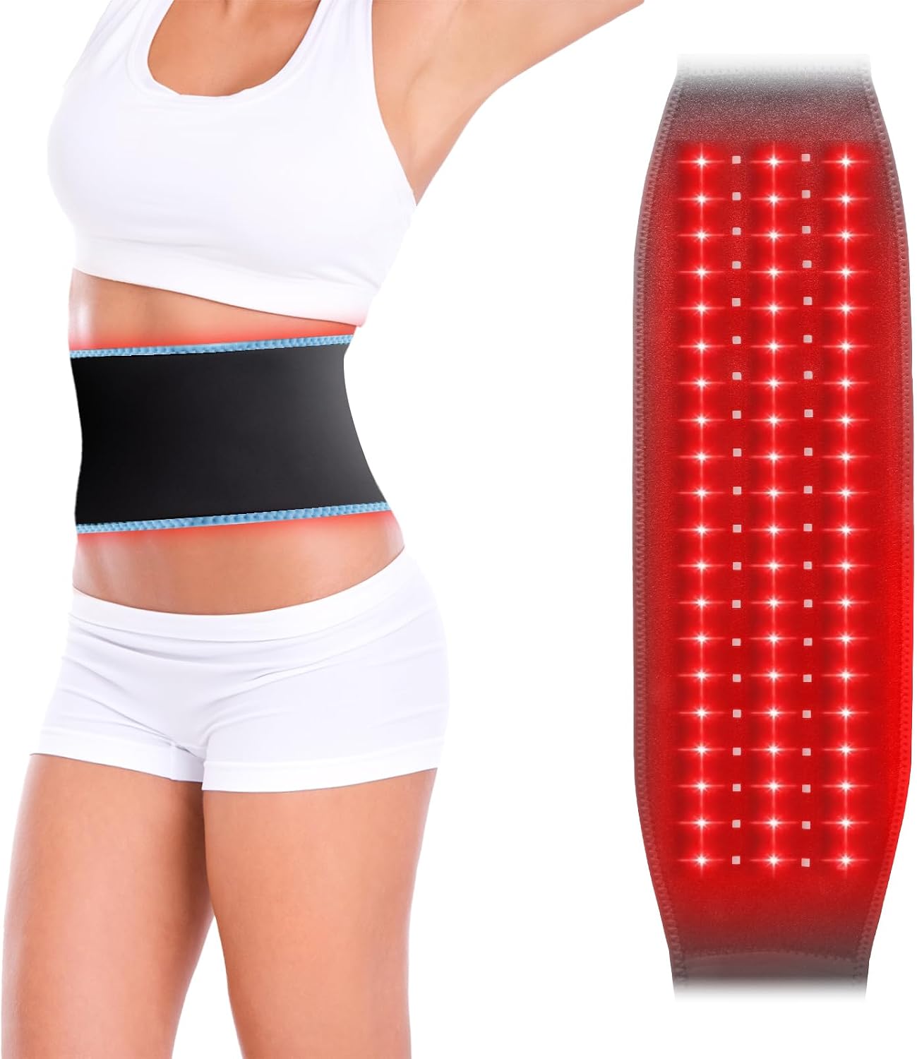 Red Light Belt, 660nm & 850nm, Near Infrared Red Lamp Wrap