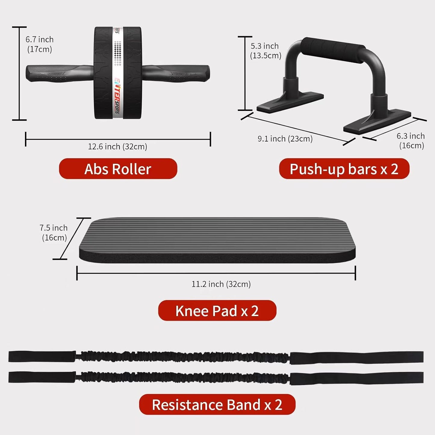 EnterSports Ab Roller Wheel for Abs Workout