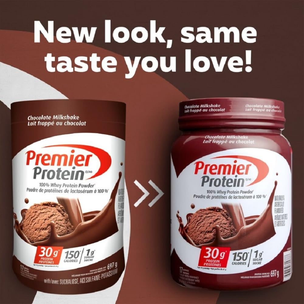 Premier Protein Powder, Chocolate Milkshake, High Protein Powder, 30g of Protein