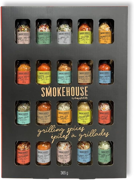 20-Pack BBQ Rubs & Seasoning Variety Set – Grilling Spice Gift