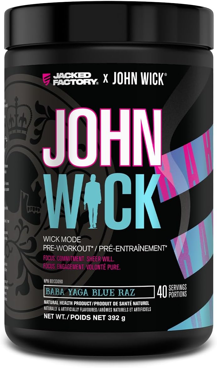 Jacked Factory X John Wick - Wick Mode Pre Workout Powder