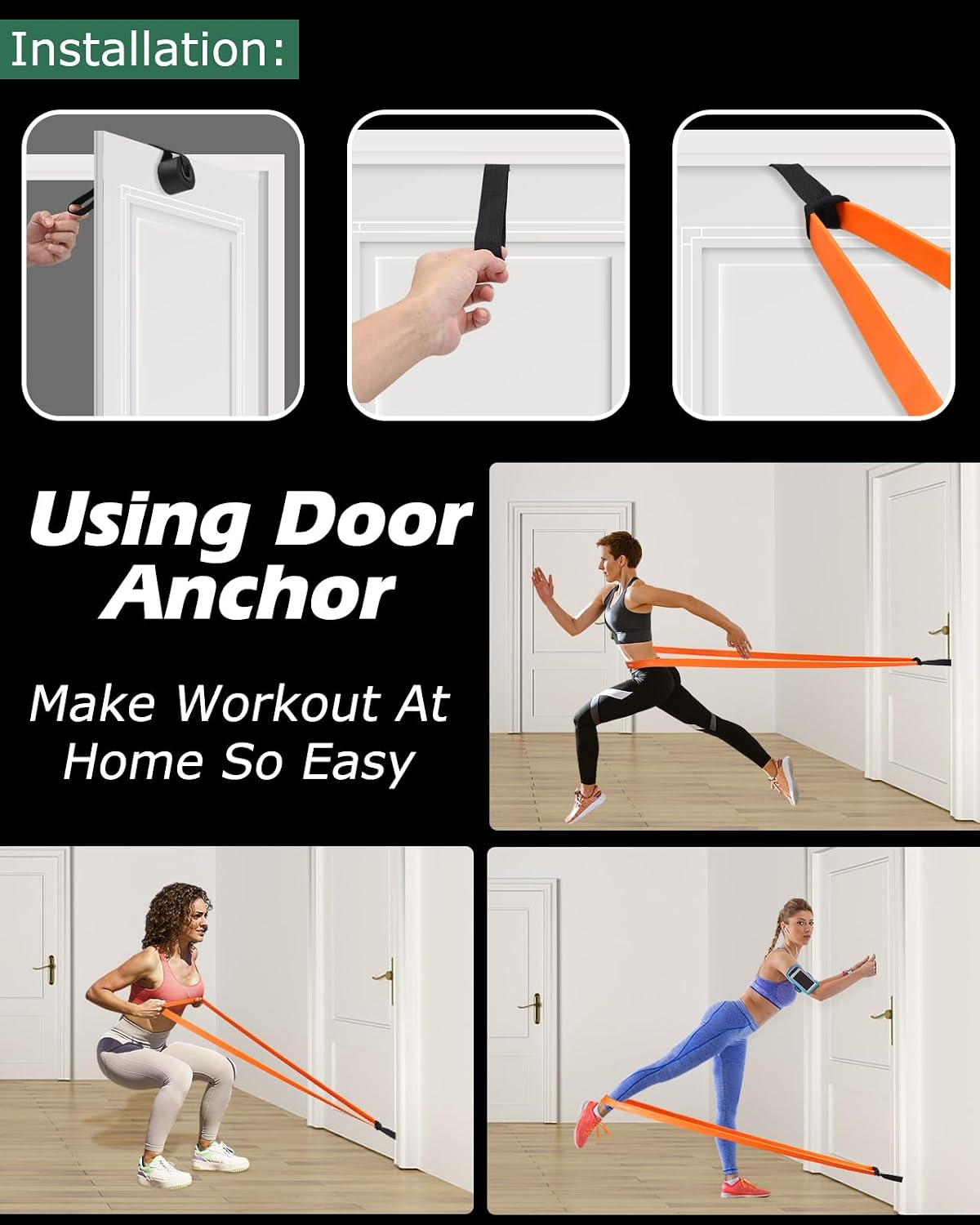 Zacro Resistance Bands Set - Pull Up Bands Set for Men and Women
