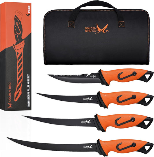 Golden Bird Filleting Knife Set