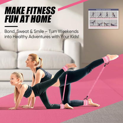 Resistance Bands with Ankle Straps, Ankle Weights Bands for Working Out