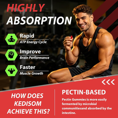 8 IN 1 Creatine Monohydrate Gummies for Men & Women