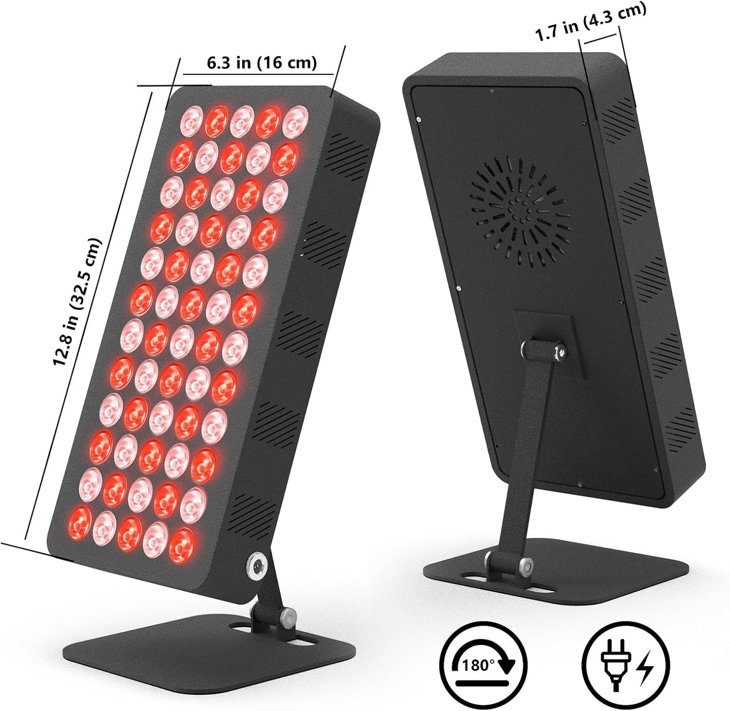 Red Light Panel with 60/80 Pcs High-Intensity LEDs