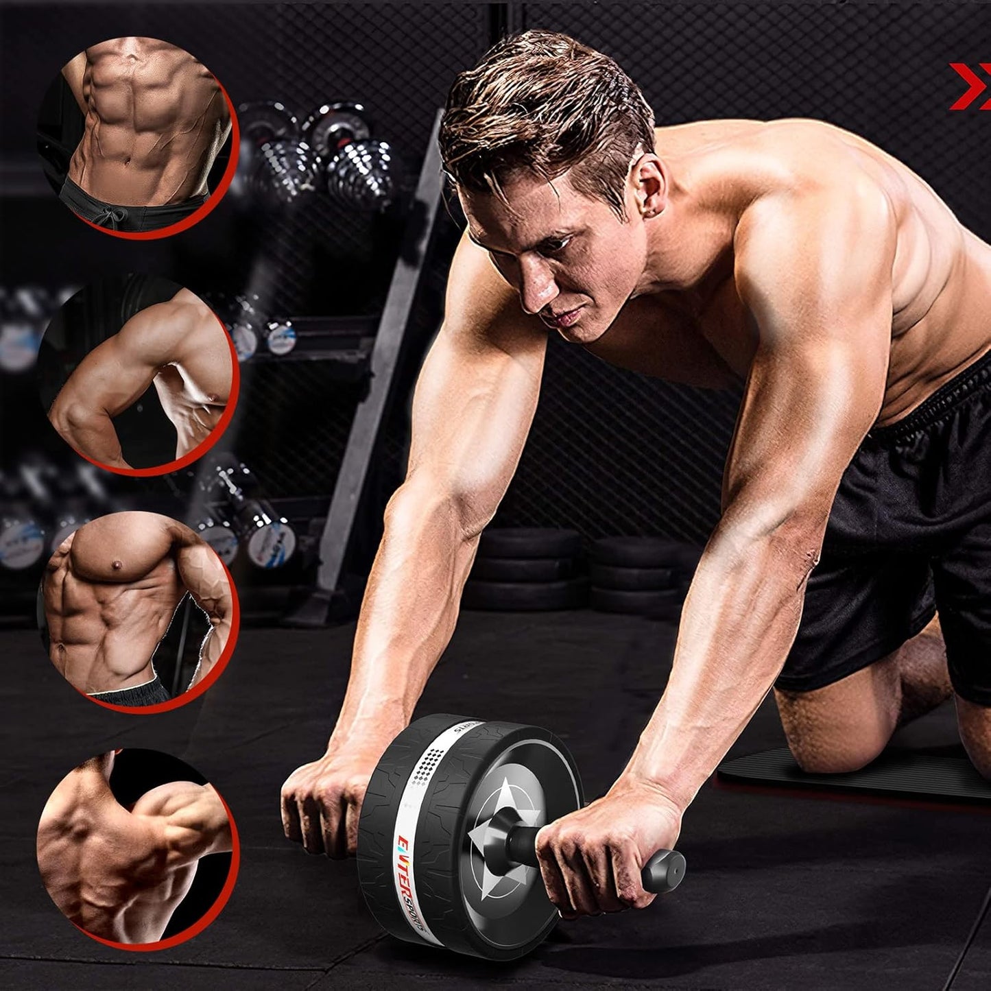 EnterSports Ab Roller Wheel for Abs Workout
