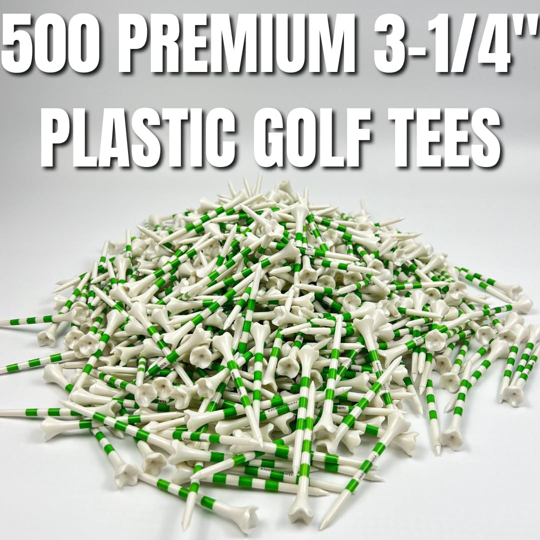 (50/150/500) Plastic Golf Tees 3 1/4 Best Golf Tees
