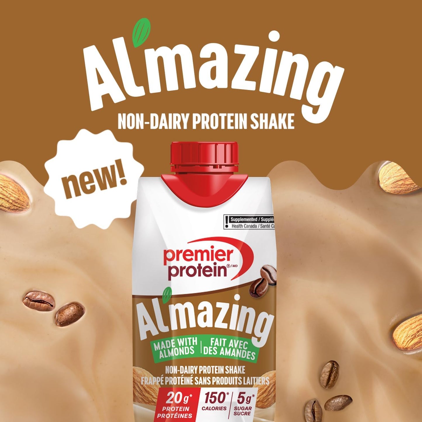 Premier Protein Al'mazing Non-Dairy Protein Shake, 20g Protein