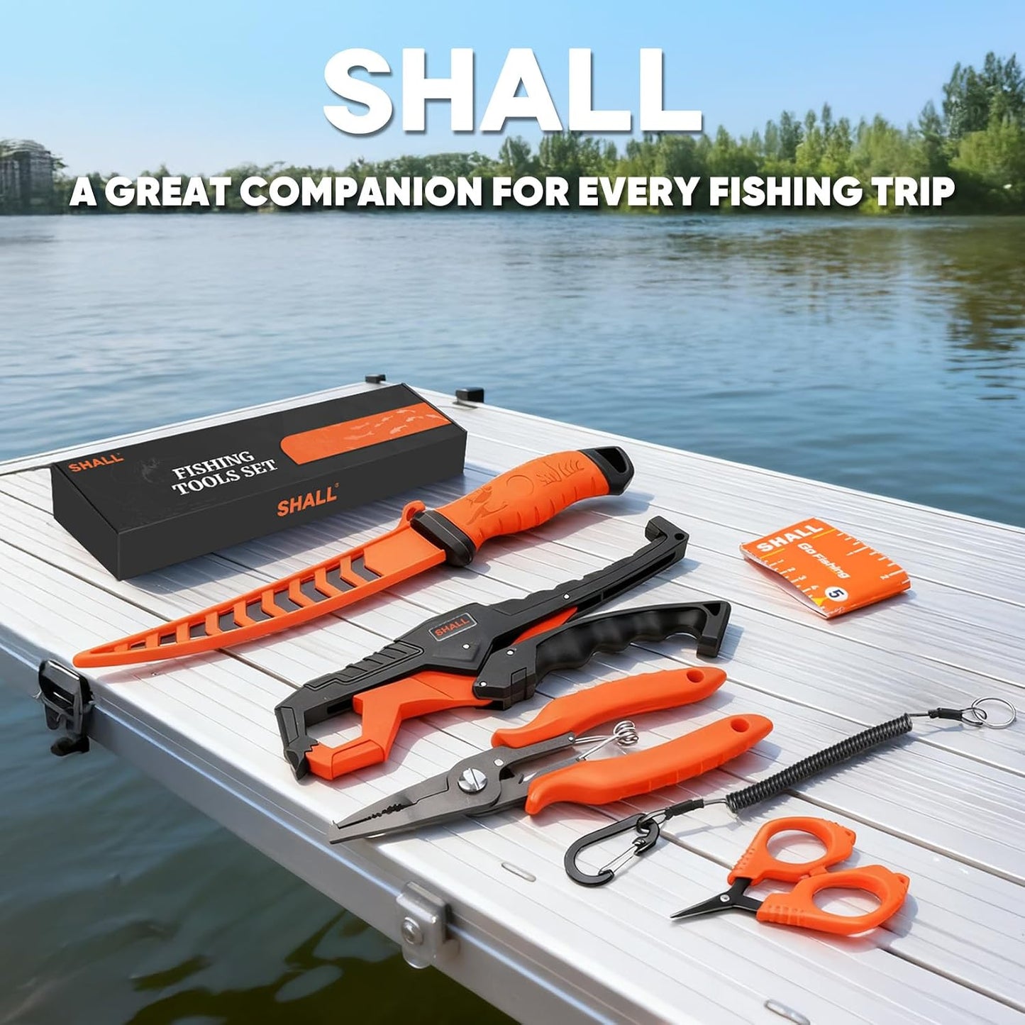 SHALL Fishing Tool Kit, Corrosion Resistant Fishing Gear and Equipment
