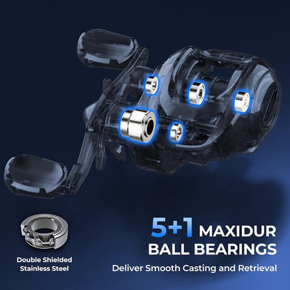 KastKing Centron Lite Baitcasting Rod and Reel Combo