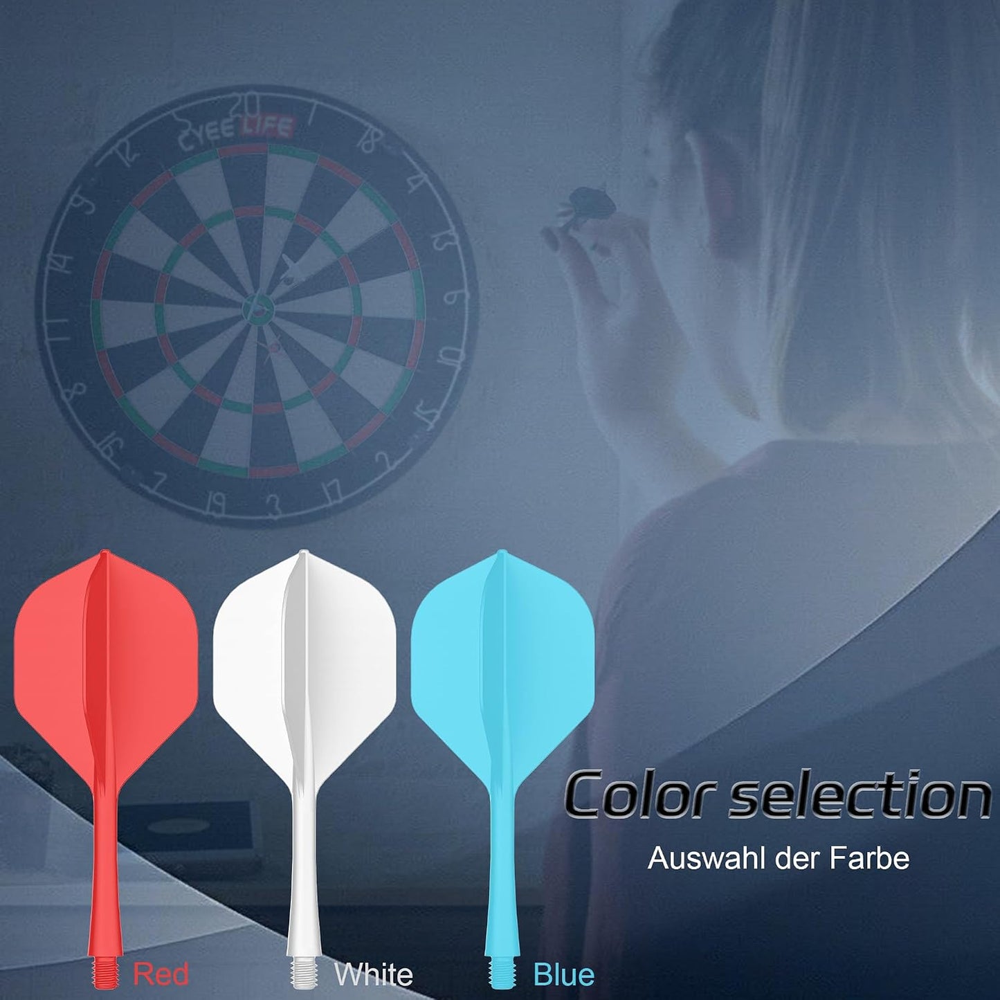 CyeeLife Integrated Dart Flight and Shaft System